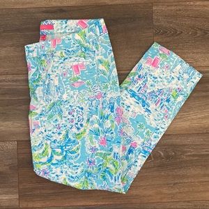Lilly Pulitzer 27” Kelly Stretch Crop Pants - What a Lovely Place